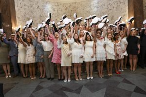 studenter i solennitetsalen