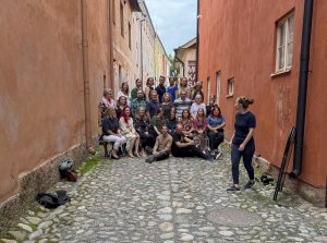 fotografering av lärarna i en gränd