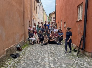 fotografering av lärarna i en gränd