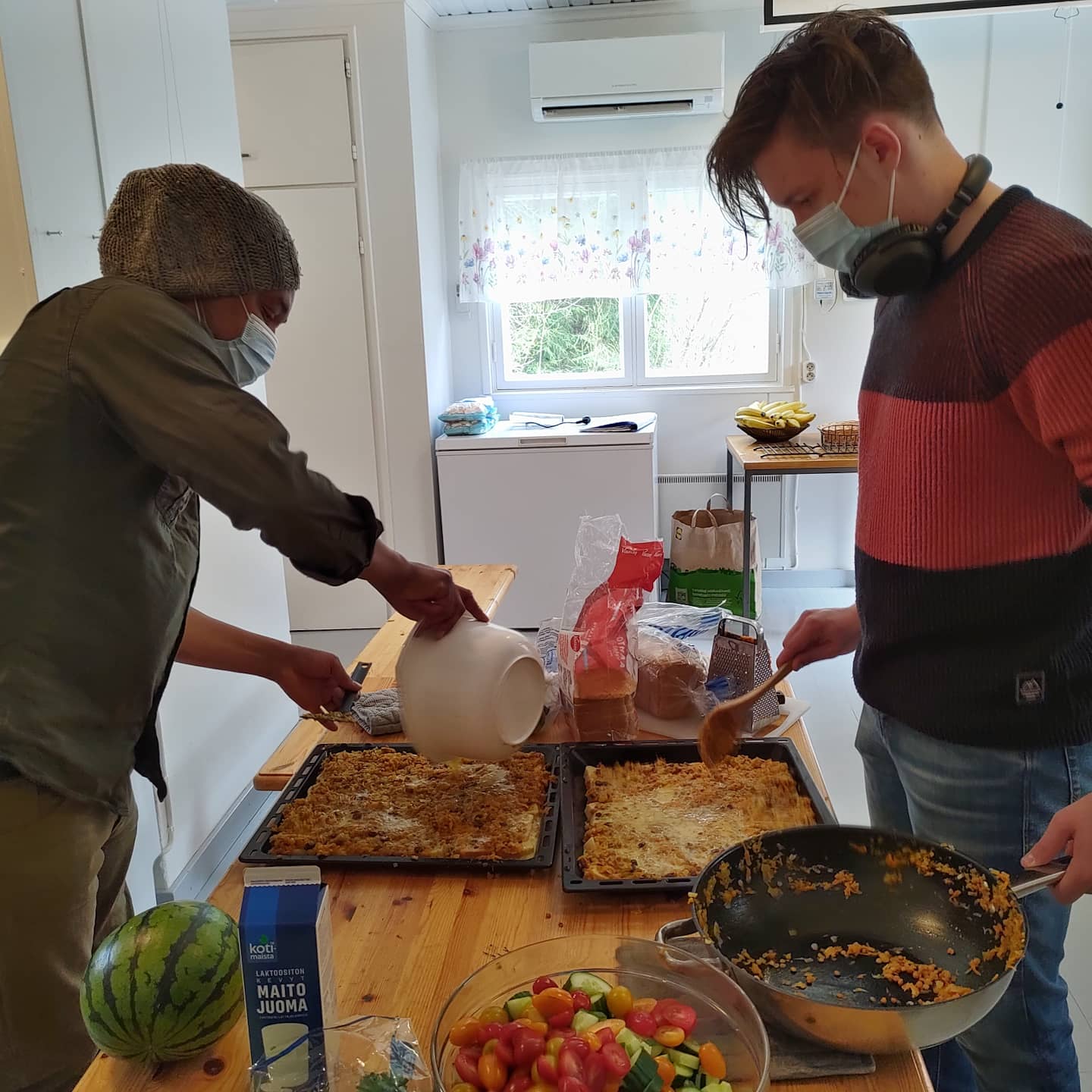 Keittiössä valmistui yhteistyössä eteläarfikkalainen kasvibboboti.